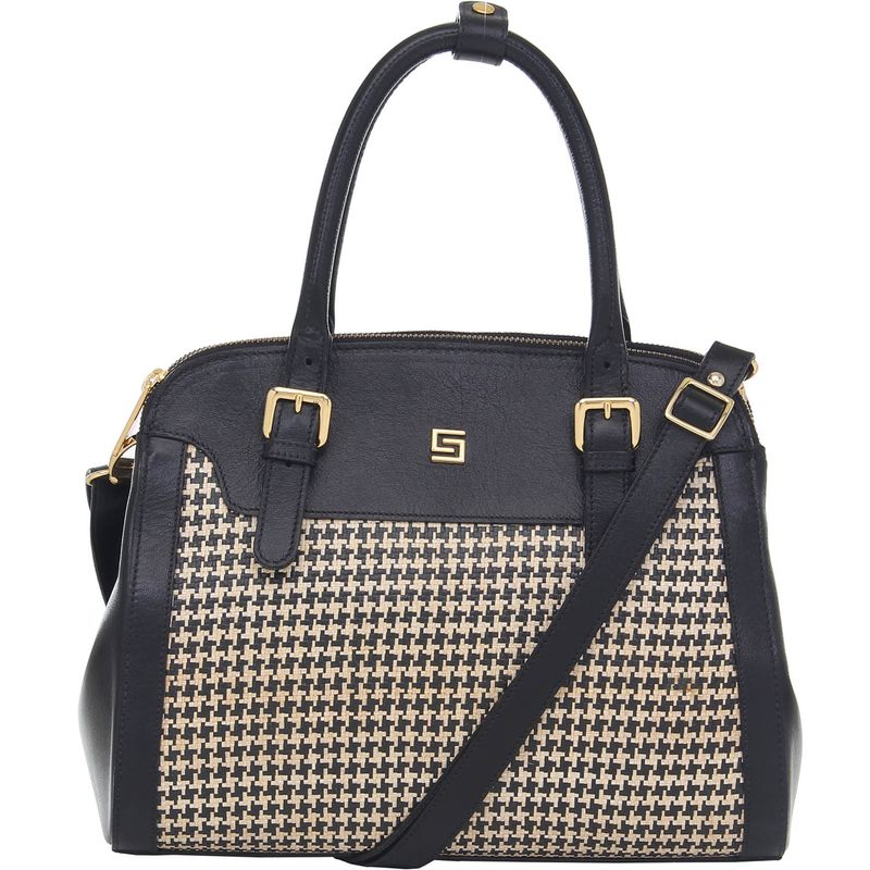 76032-BOLSA-OXFORD-BEGE-COURO-PRETO-Frente