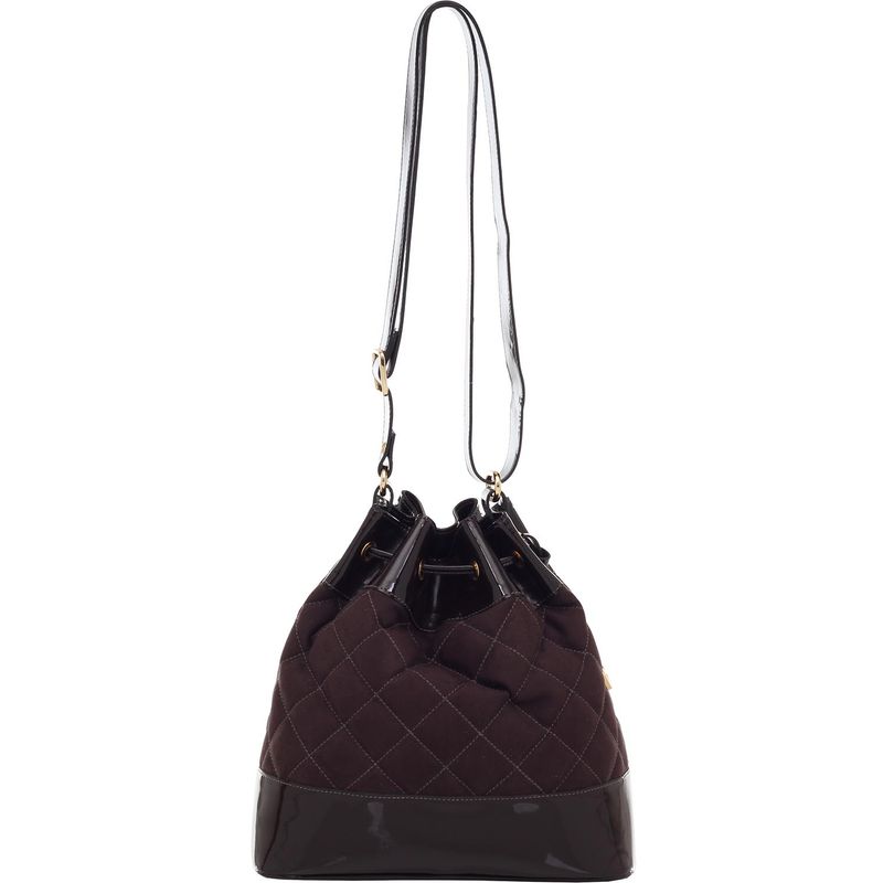 78100----Bolsa--Couro-Suede-Verniz-Lux-Cafe---Cost