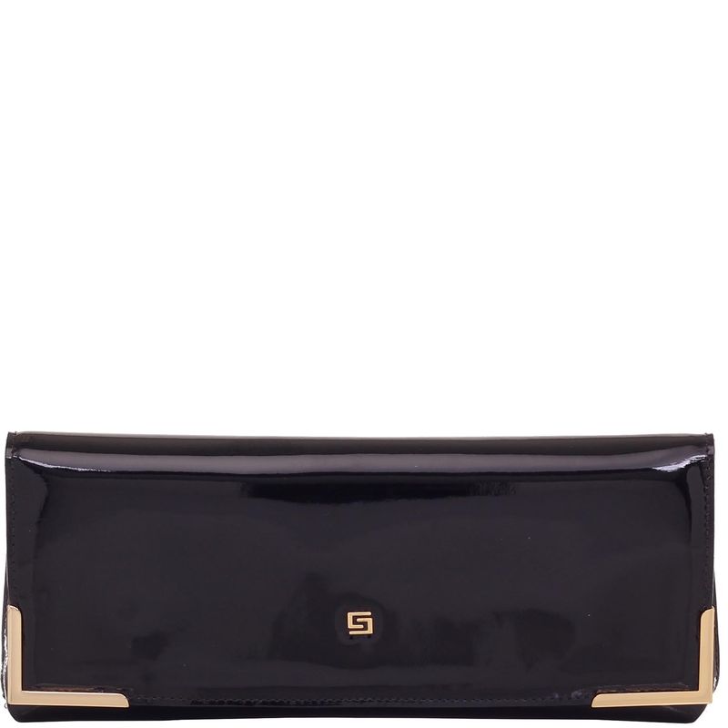 74008---Clutch-Couro-Verniz-Preto---frt