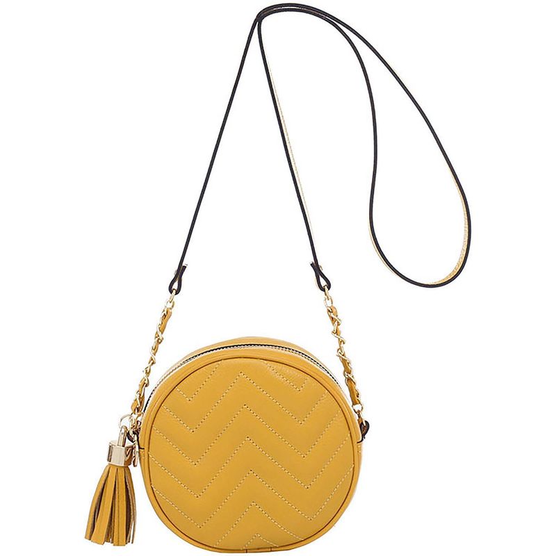 BOLSA-COURO-SMARTBAG-MATELASSE-AMARELO-73010.18.01