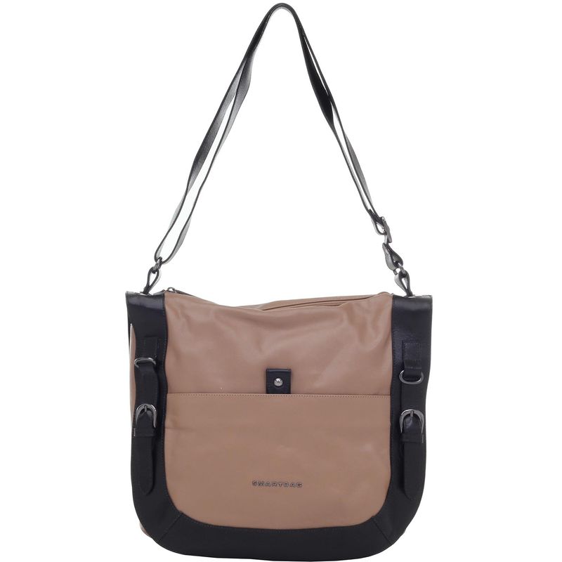BOLSA-COURO-SMARTBAG-BICOLOR-CAPUCCINO-PRETO-70613.18.01