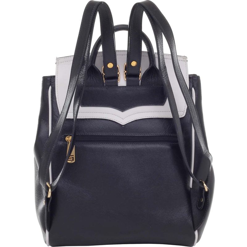 MOCHILA-COURO-SMARTBAG-BICOLOR-PRETO-BRANCO-70617.18.04