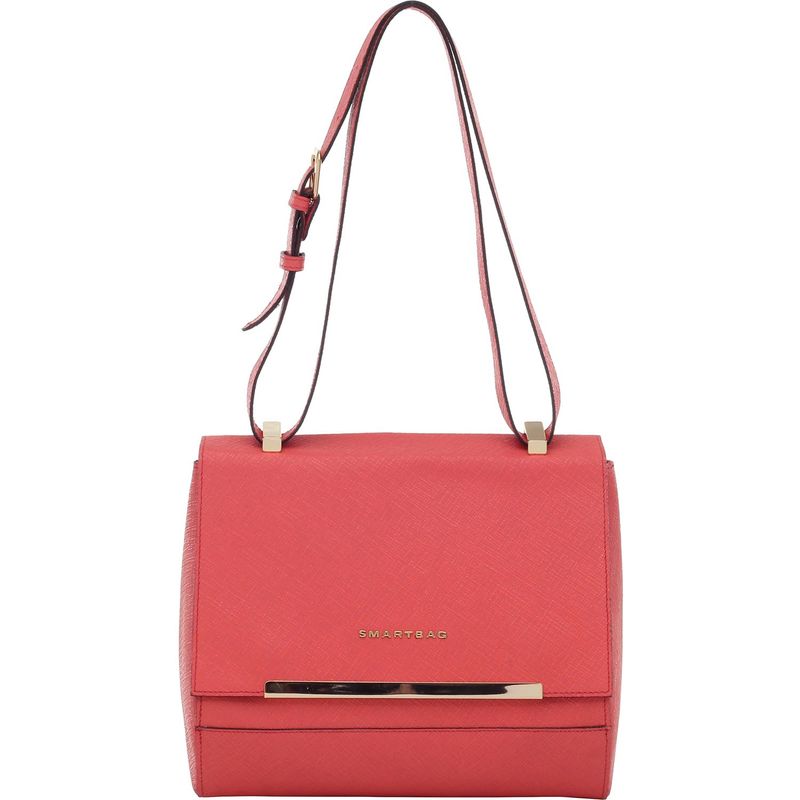 BOLSA-COURO-SMARTBAG-SAFFIANO-CORAL-70618.18.01