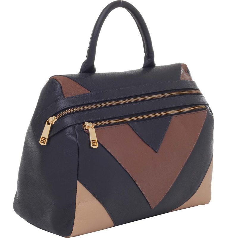 BOLSA-COURO-SMARTBAG-TRICOLOR-PRETO-CASTOR-AREIA-70633.18.02