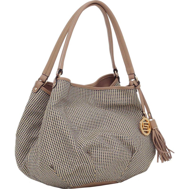 BOLSA-SMARTBAG-BICOLOR-JACQUARD-XADREZ-COURO-AREIA-70641.18.02