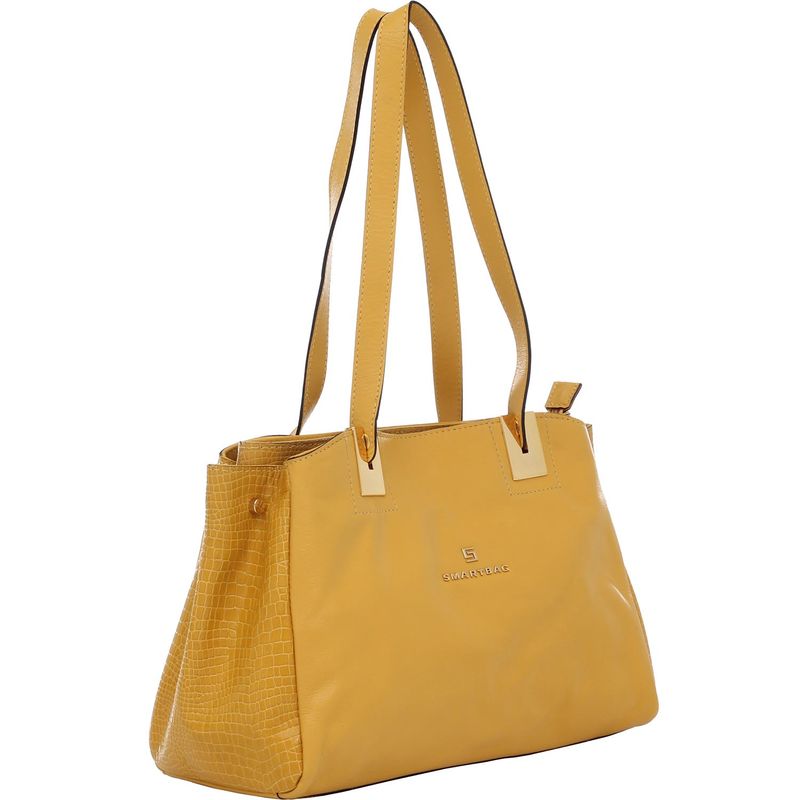 BOLSA-COURO-SMARTBAG-AMARELO-CROCO-AMARELO-70645.18.02