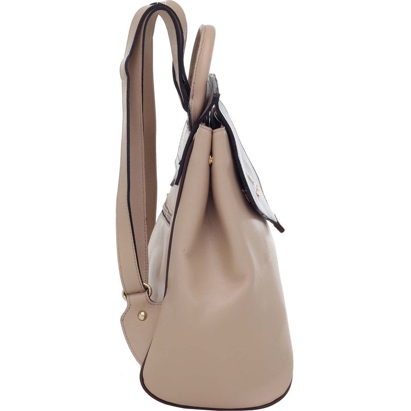 MOCHILA-COURO-SMARTBAG-BICOLOR-CAFE-AREIA-70617.18.03
