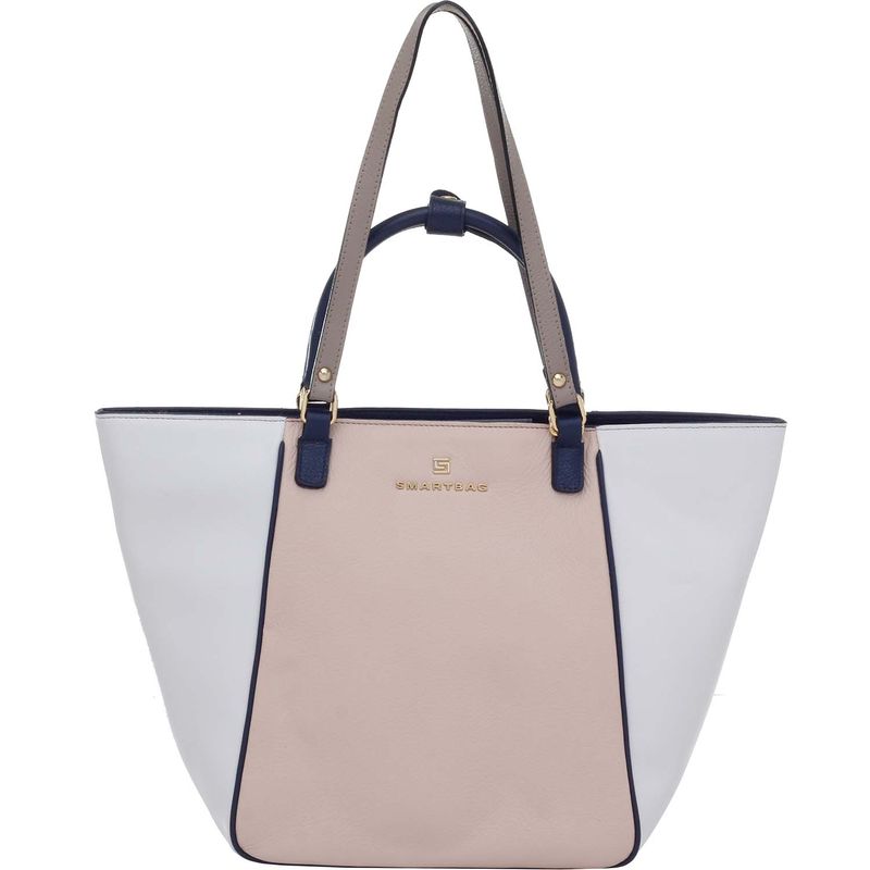BOLSA-COURO-SMARTBAG-TRICOLOR-NUDE-BRANCO-MARINHO-70694.18.01