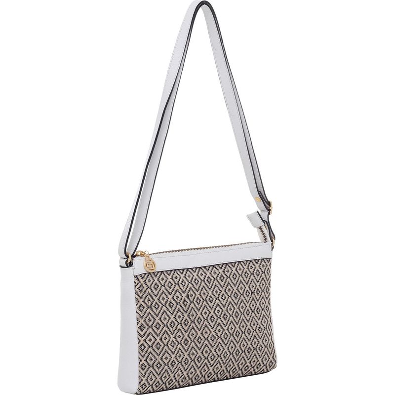 BOLSA-SMARTBAG-BICOLOR-JACQUARD-LOSANGO-COURO-BRANCO-70717.18.02