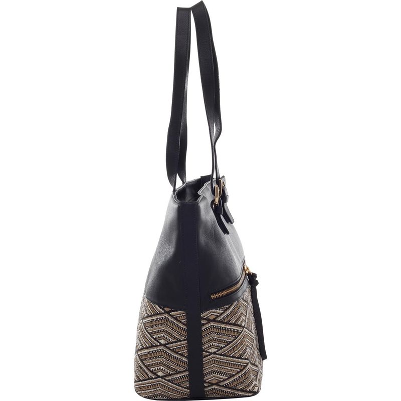 BOLSA-SMARTBAG-BICOLOR-JACQUARD-ETNICO-COURO-PRETO-70730.18.03