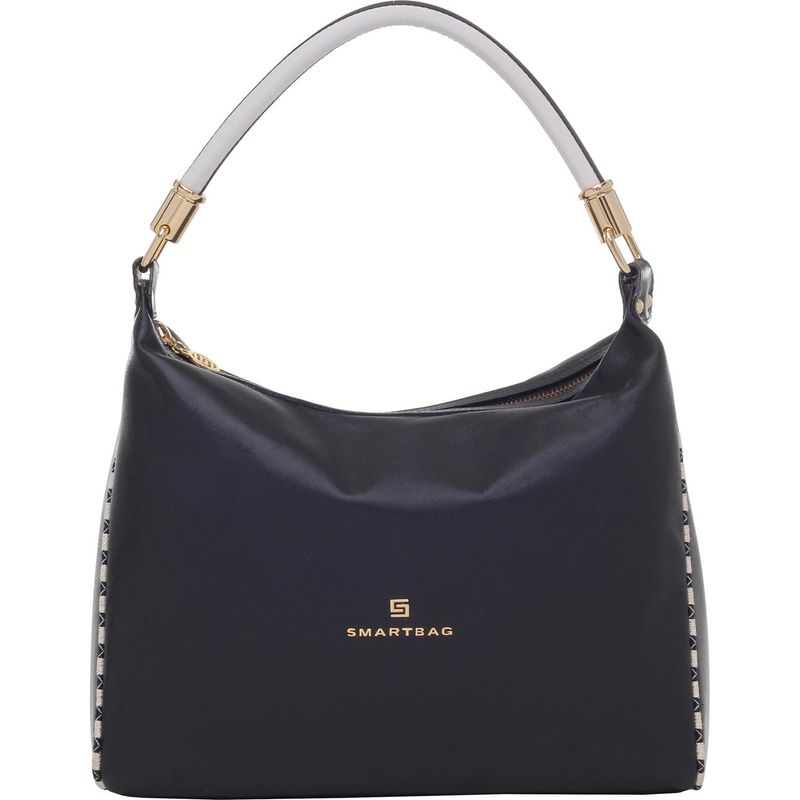 BOLSA-COURO-SMARTBAG-BICOLOR-PRETO-BRANCO-70752.18.01