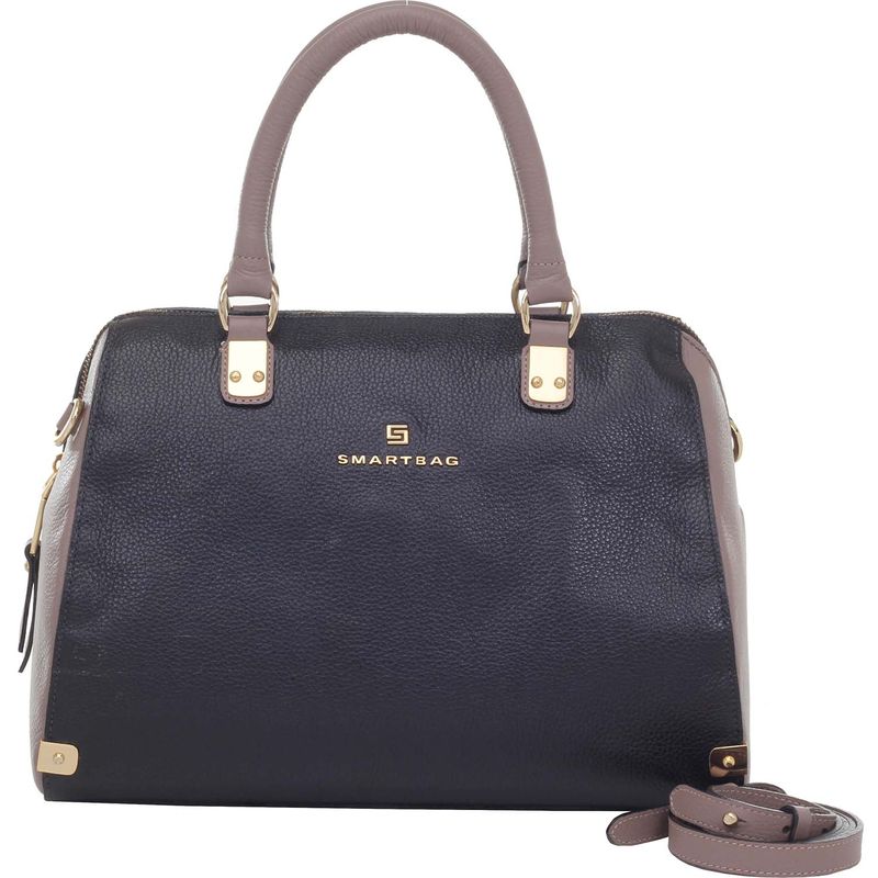 BOLSA-COURO-SMARTBAG-BICOLOR-PRETO-FENDI-70720.18.01