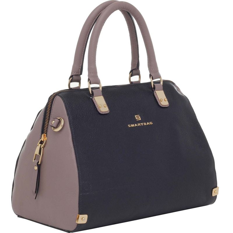 BOLSA-COURO-SMARTBAG-BICOLOR-PRETO-FENDI-70720.18.02