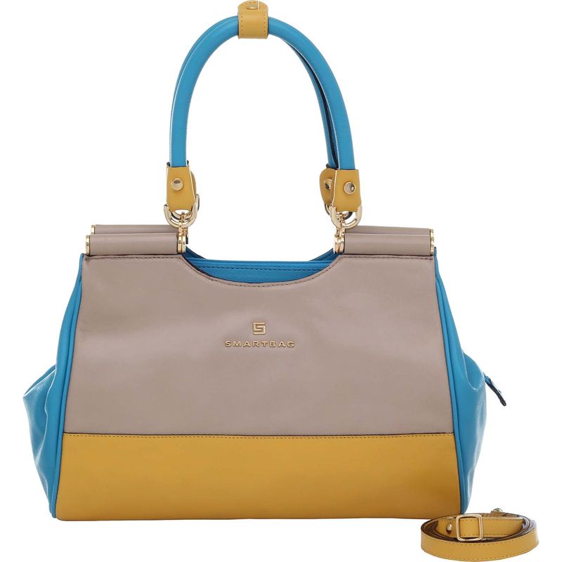 BOLSA-COURO-SMARTBAG-TRICOLOR-TAUPE-AMARELO-TURQUESA-70662.18.01
