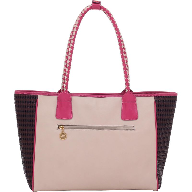 BOLSA-SMARTBAG-TRICOLOR-COURO-AREIA-PINK-TRESSE-VAZADO-CHOCOLATE-70657.18.04