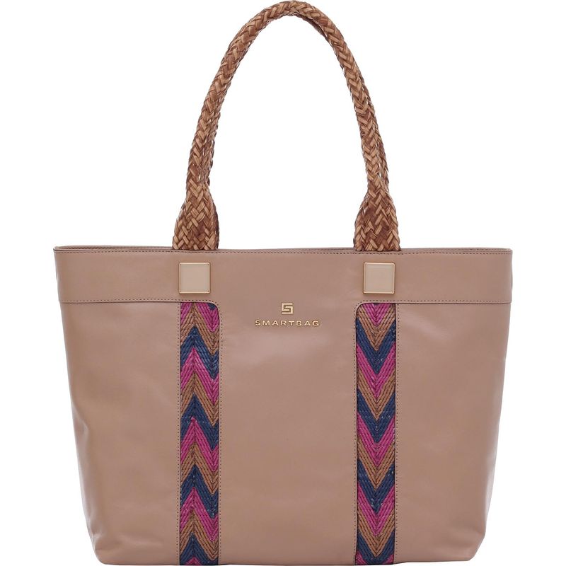 BOLSA-SMARTBAG-COURO-BEGE-TRESSE-COLORS-70660.18.01