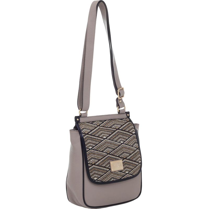 BOLSA-SMARTBAG-TRICOLOR-JACQUARD-ETNICO-COURO-TAUPE-VERNIZ-PRETO-70693.18.02