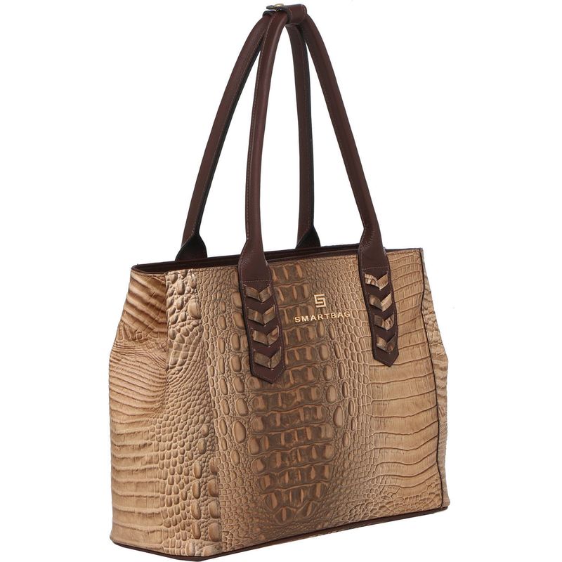 Bolsa-Smartbag-Couro-croco-bege-castanho-75070.19-2